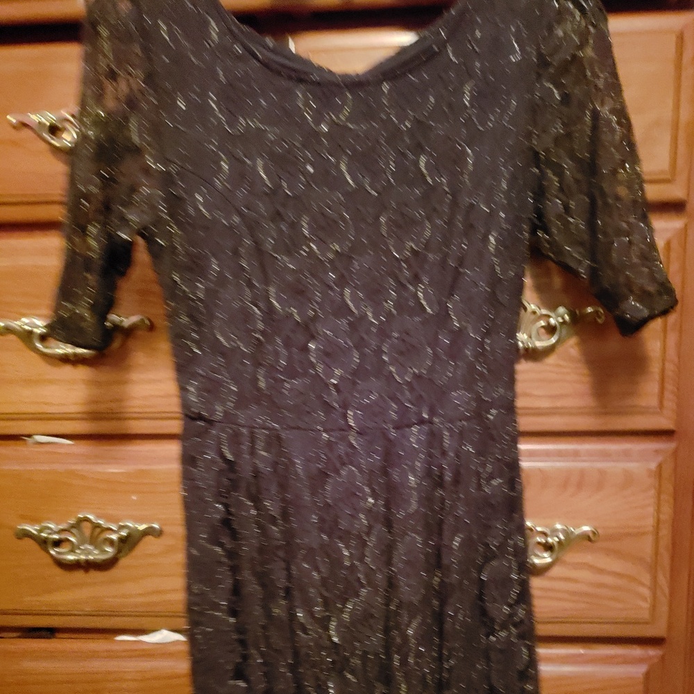 Sparkley black dress